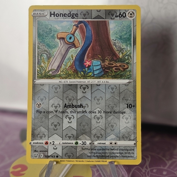 Honedge 105/163 Pokemon TCG Reverse Holo Rare - Picture 1 of 1